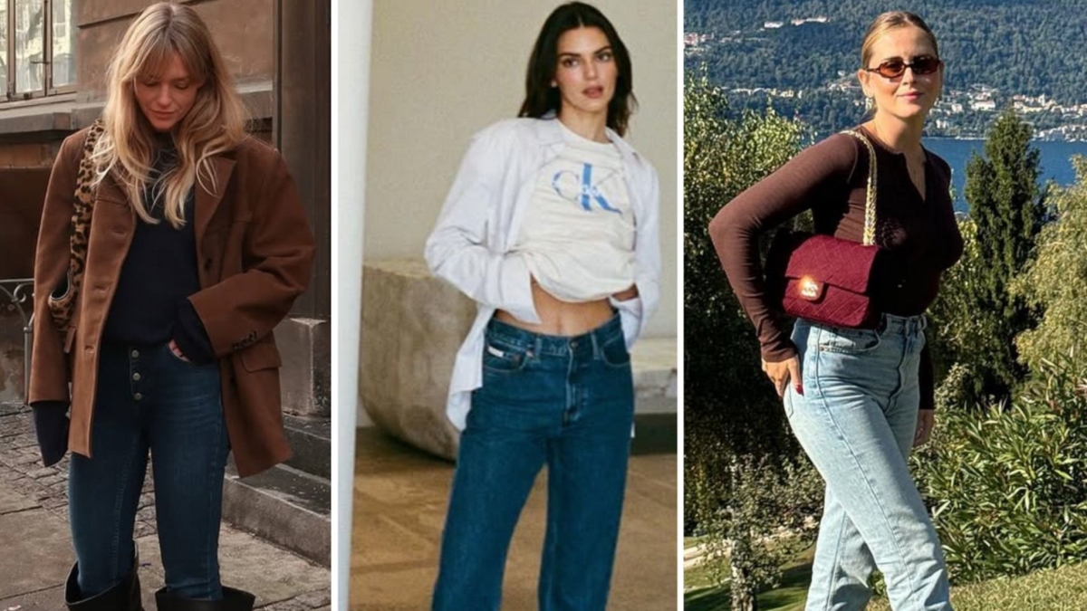 I jeans diventano chic solo se portati così, parola di Kendall Jenner e Valentina Ferragni