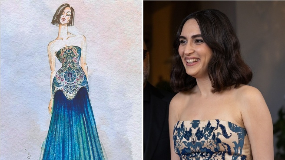 Mahsa Rostami, l'attrice iraniana agli Oscar con l’abito realizzato ...