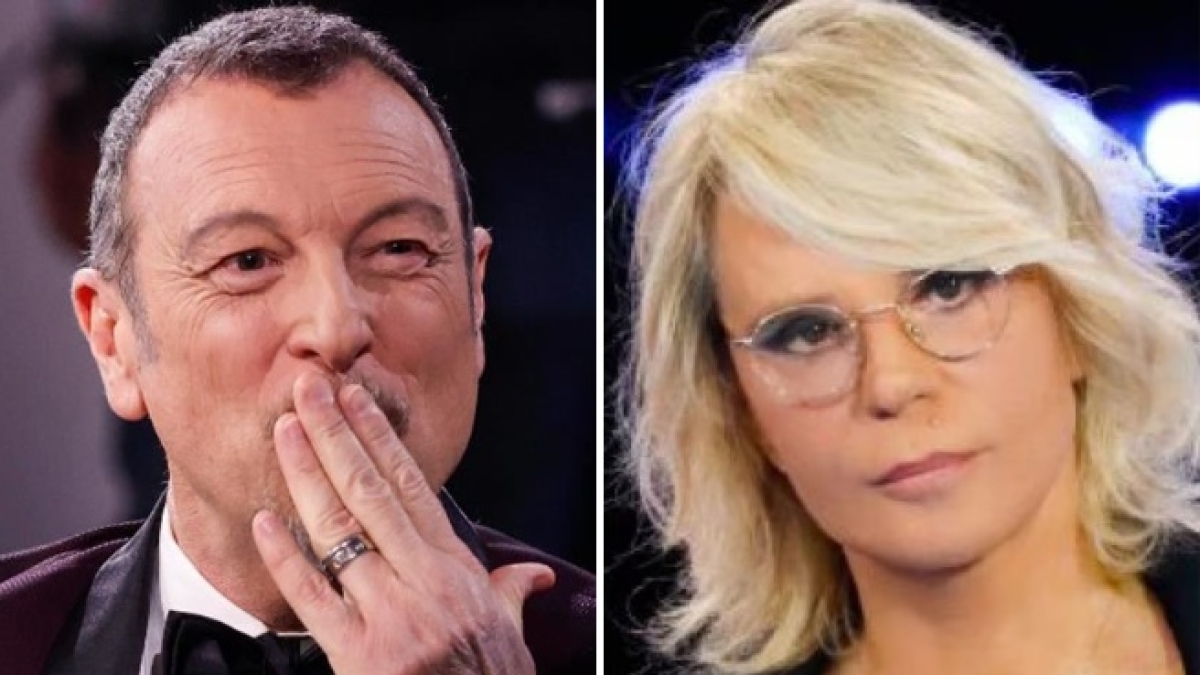 Amadeus giudice per Maria De Filippi nel serale di «Amici»: l'ipotesi clamorosa è a un passo