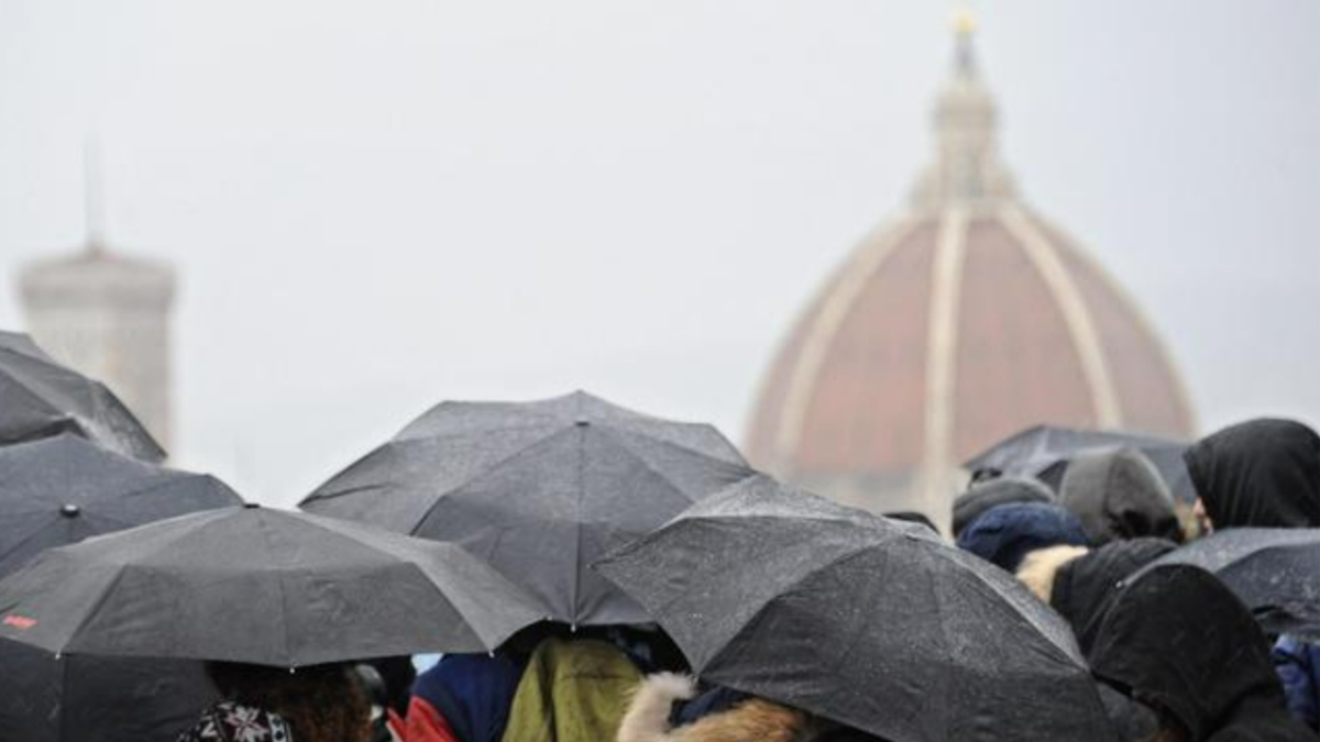 Maltempo in Toscana, lunedì allerta per temporali, rischio idraulico e idrogeologico