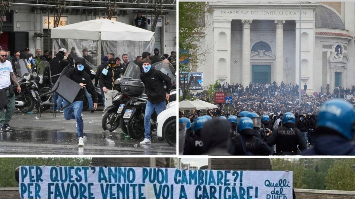 Derby Lazio-Roma, per gli scontri arrestato un ultrà biancoceleste. I poliziotti feriti salgono a 24