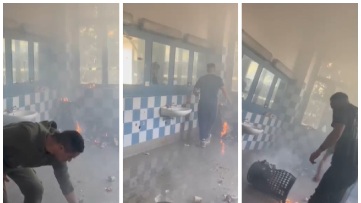 Residenza Fersina, incendiati i bidoni dentro il centro migranti: «Struttura fatiscente, una bomba sociale»