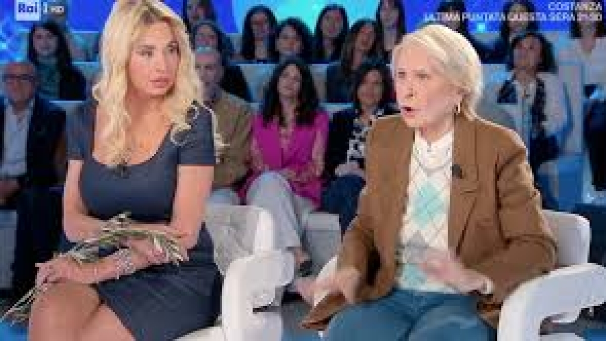 Valeria Marini, lite con la madre a «Domenica In». Che le dice»: «Sei scorretta a mettere in piazza il privato»