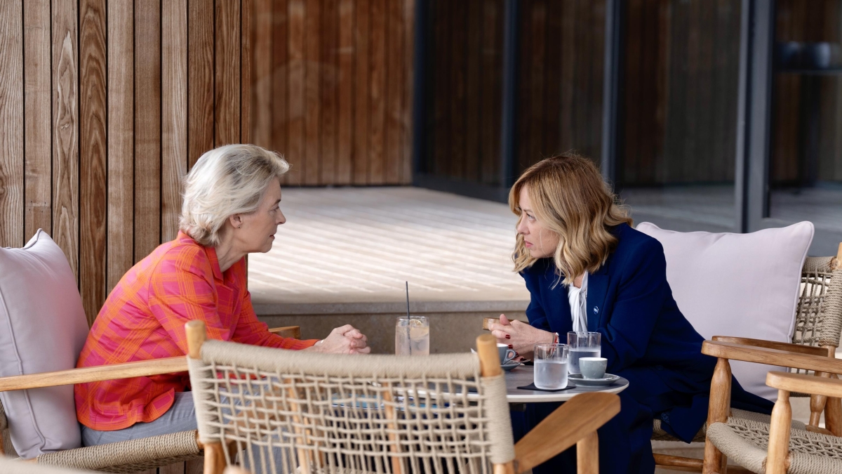 Dazi, von der Leyen: è complicata la relazione con gli Usa. E si sente con Meloni per «coordinarsi»