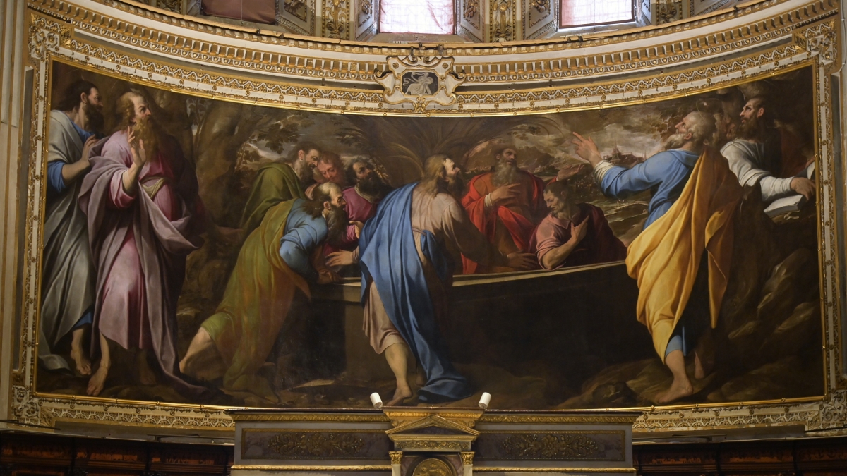 Bergamo, terminato il restauro degli Apostoli di Procaccini in Basilica