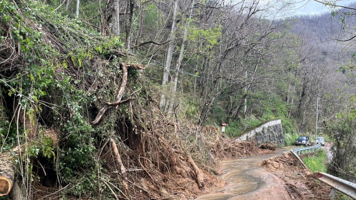 Maltempo in Toscana, frane e paesi isolati: in ginocchio l’Alta Versilia