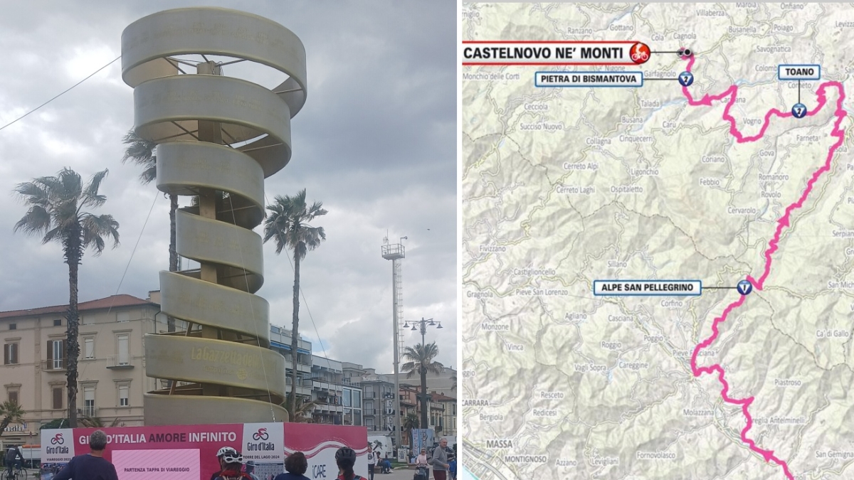 Viareggio, tutti in passeggiata per un selfie «Senza Fine»: il trofeo del Giro d'Italia scalda la Versilia a un mese dal via
