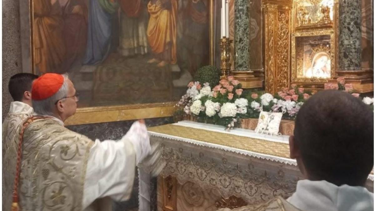 Papa Leone, visita a sorpresa a Genazzano: preghiera alla «Madre del Buon Consiglio» Papa Leone, visita a sorpresa a Genazzano: preghiera alla «Madre del Buon Consiglio»
