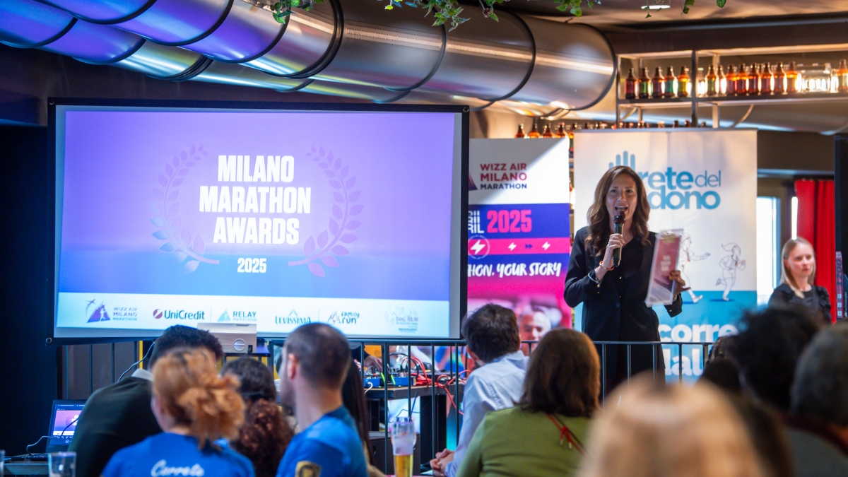Milano Marathon Awards, raccolta fondi per un milione e ottocentomila euro. L'omaggio al mondo dei runner