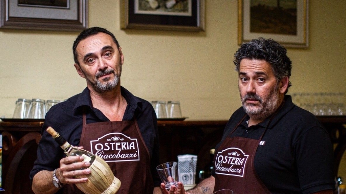 «Osteria Giacobazzi» alla ChorusLife Arena, la comicità è servita
