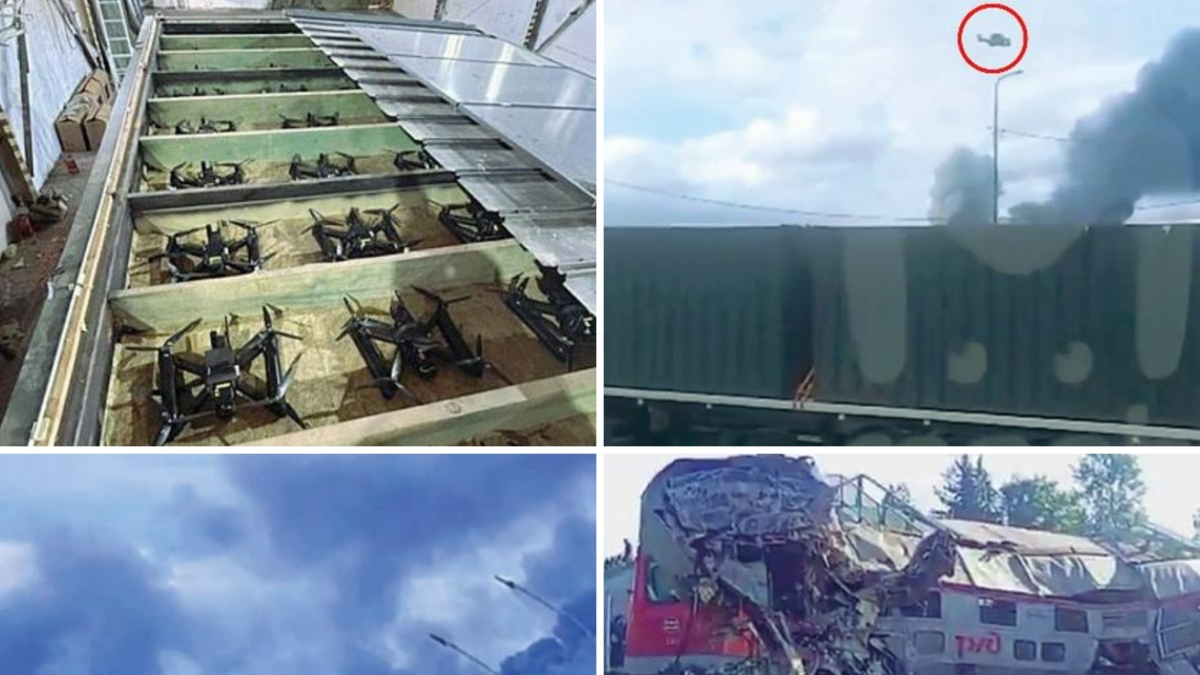 I droni "sbucati" dai camion, poi le esplosioni: così Kiev ha distrutto i bombardieri russi | Mosca accusa il colpo: «Presto la punizione» I droni "sbucati" dai camion, poi le esplosioni: così Kiev ha distrutto i bombardieri russi | Mosca accusa il colpo: «Presto la punizione»