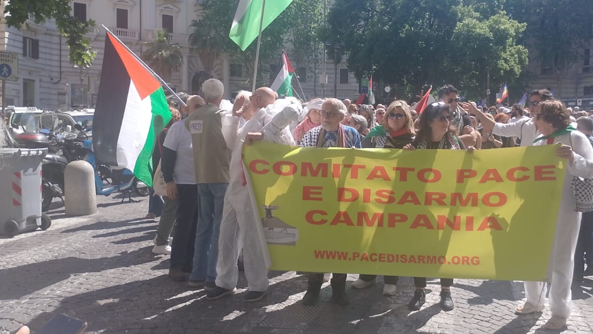 Gaza, il Vomero in strada a sostegno della Palestina