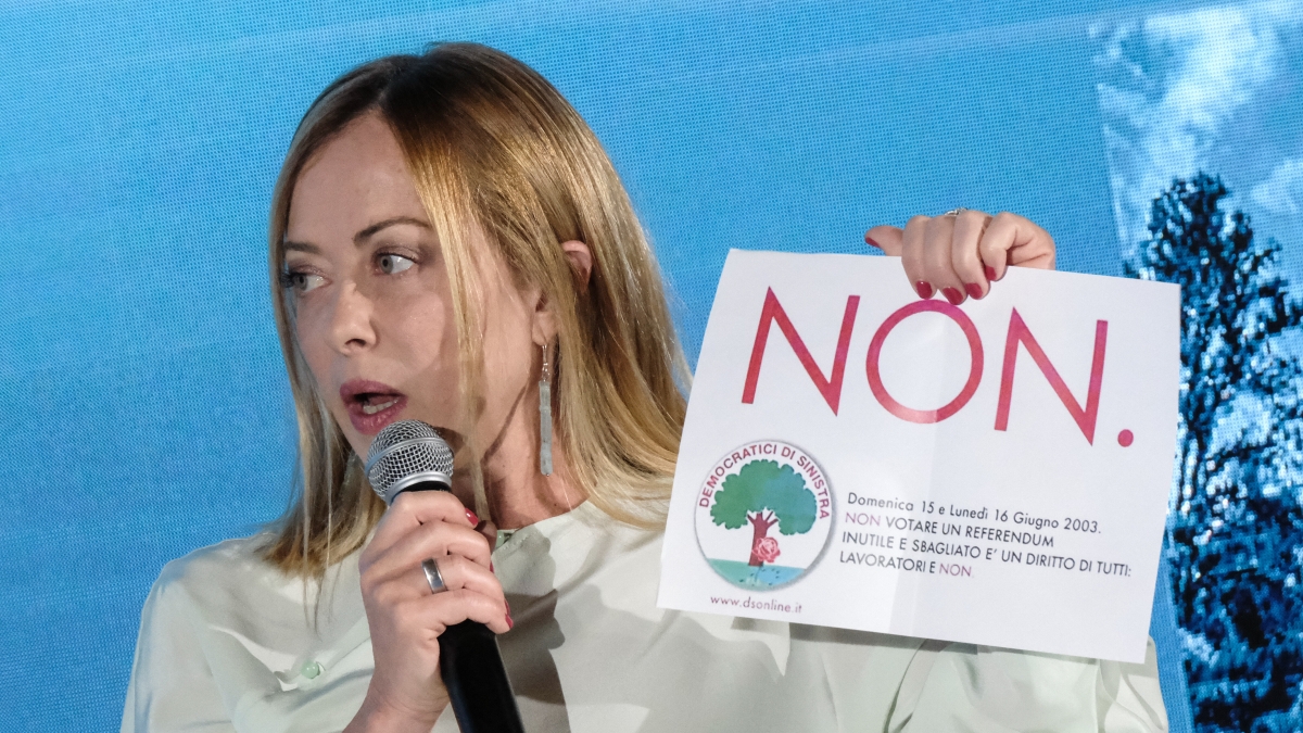 Meloni: «Referendum? Contrarissima a dimezzare i tempi per la cittadinanza, l Meloni: «Referendum? Contrarissima a dimezzare i tempi per la cittadinanza, l