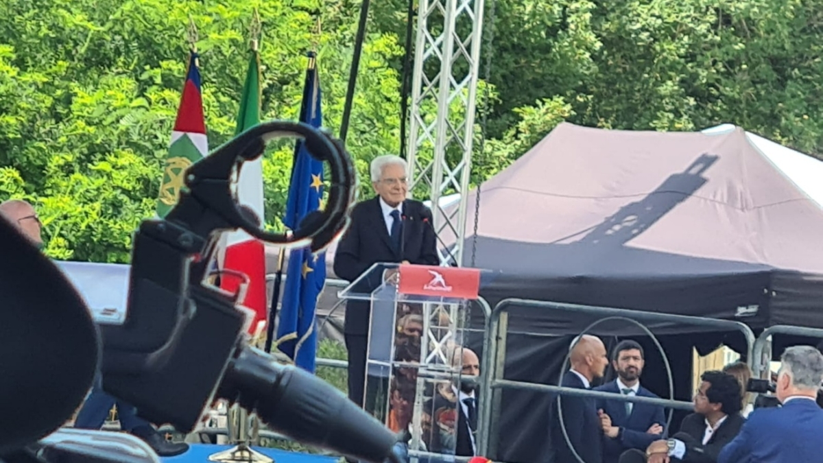 Mattarella a Rondine: «L'Europa sia unita, la pace si realizza ricostruendo rapporti internazionali»