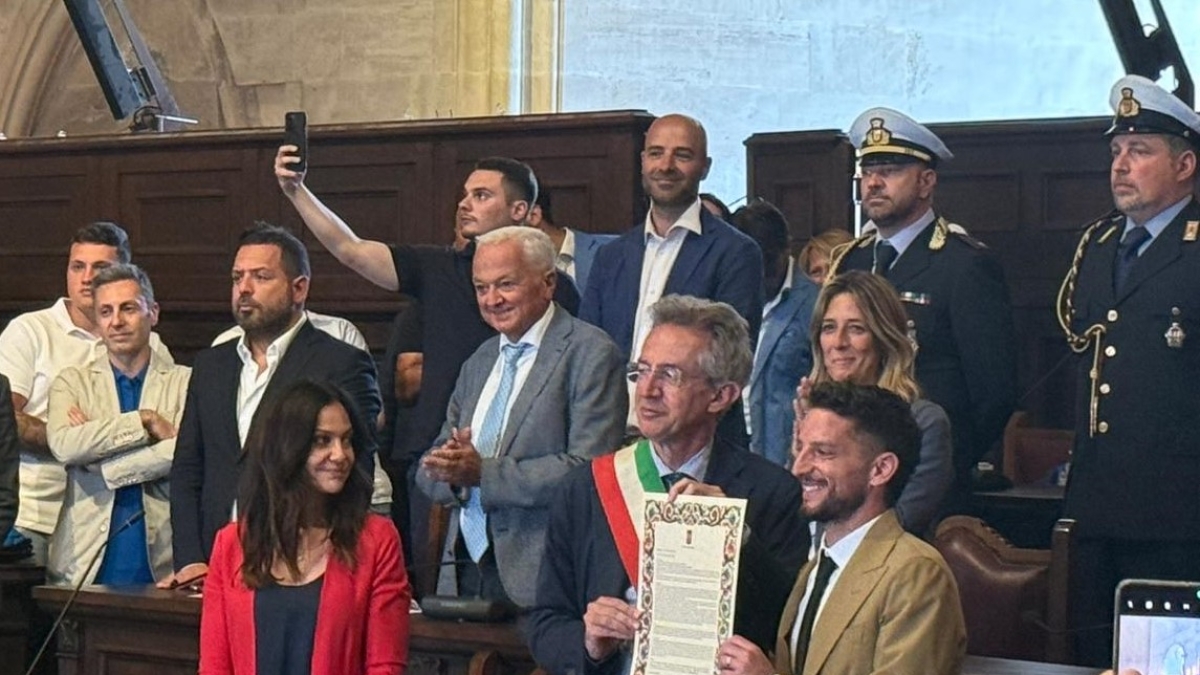 Dries «Ciro» Mertens è cittadino onorario di Napoli. «Un rapporto speciale e affettivo con la città»