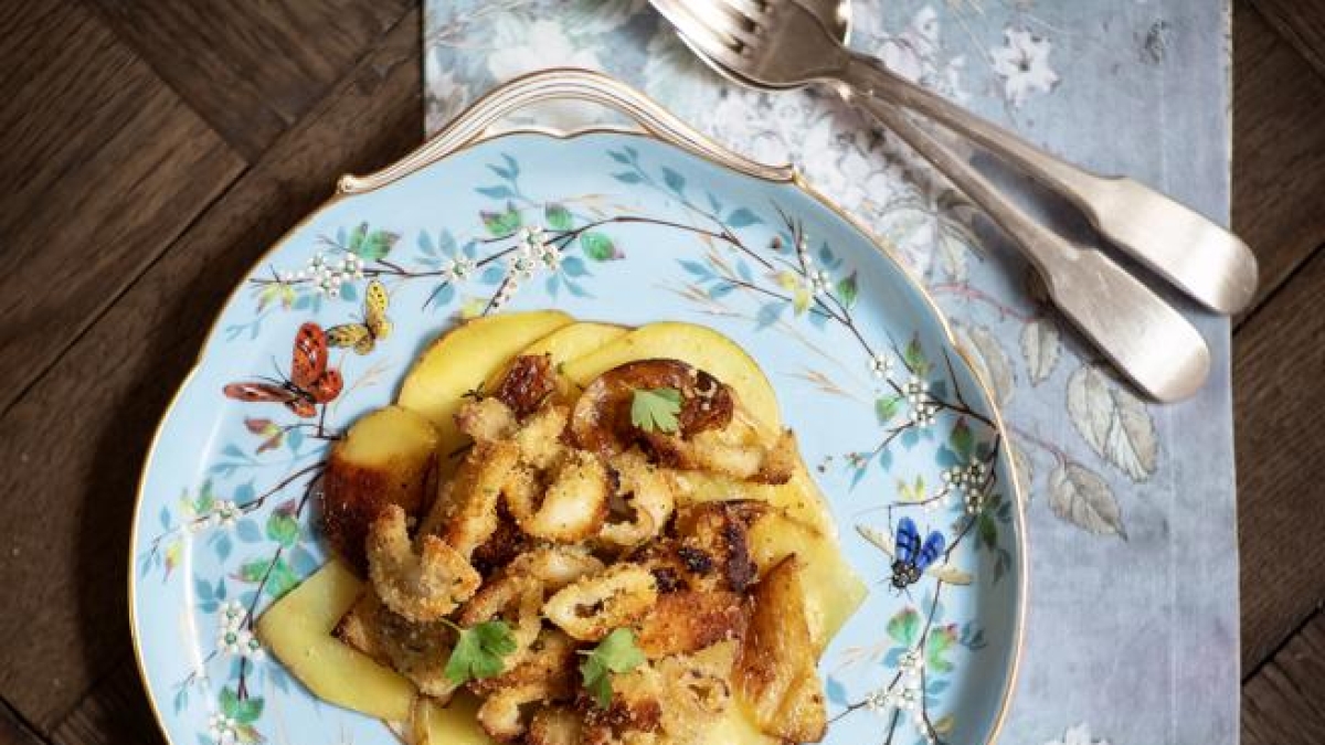 Zucchine Anelli Totano Ricette Calamari Gratinati E Patate Al Forno