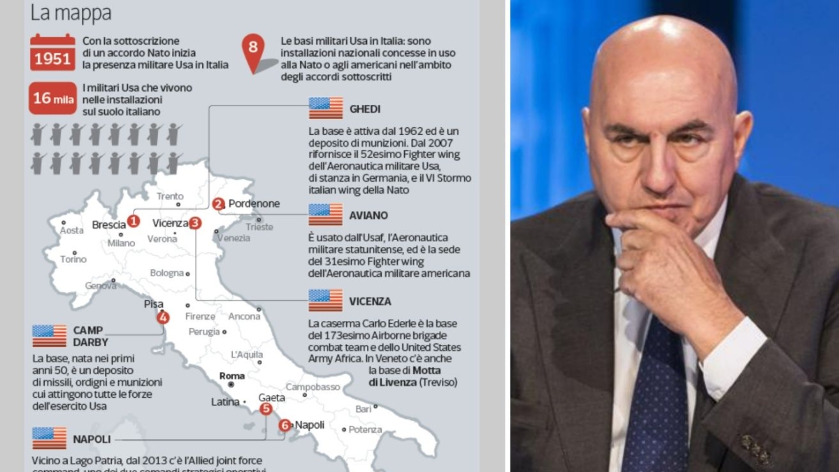 Crosetto: «Usare le basi americane presenti in Italia? Da Washington nessuna richiesta»