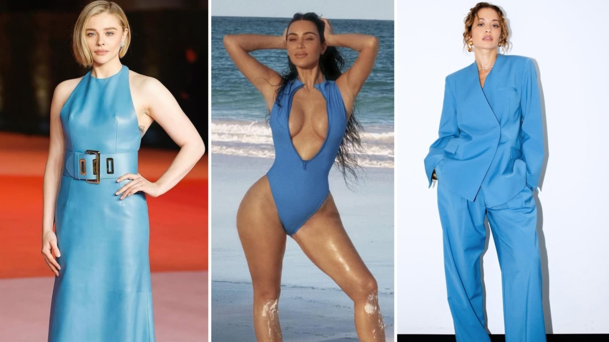 Azzurro Estate: Il Colore Dominante delle Star - Guida Completa e Ispirazioni da Kim Kardashian, Rita Ora e Altre Icone