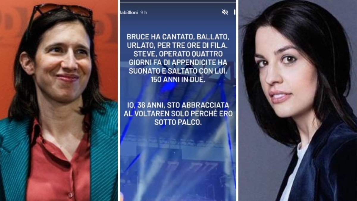 «Tre ore a cantare Springsteen sotto palco», Schlein e Belloni a San Siro (tra Bradley Cooper e Gigi Hadid)