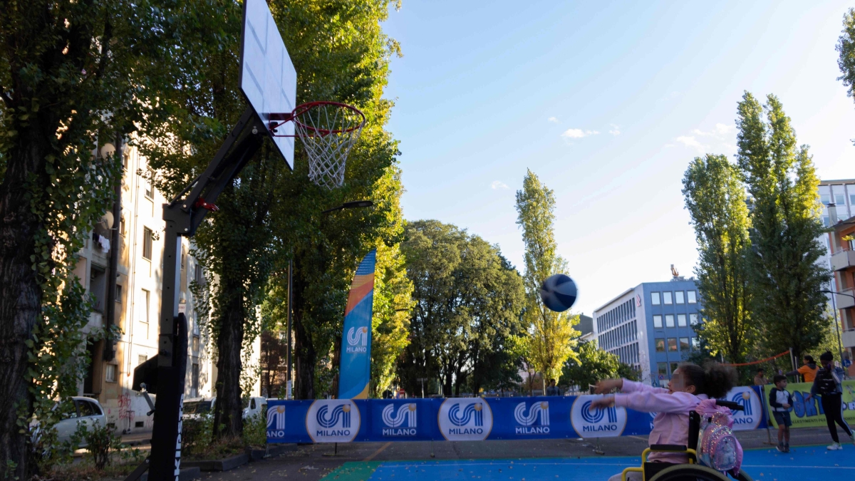 Milano, il «Villaggio dello Sport inclusivo» debutta sabato 5 luglio in piazza Selinunte: attività per tutti a cura del Csi