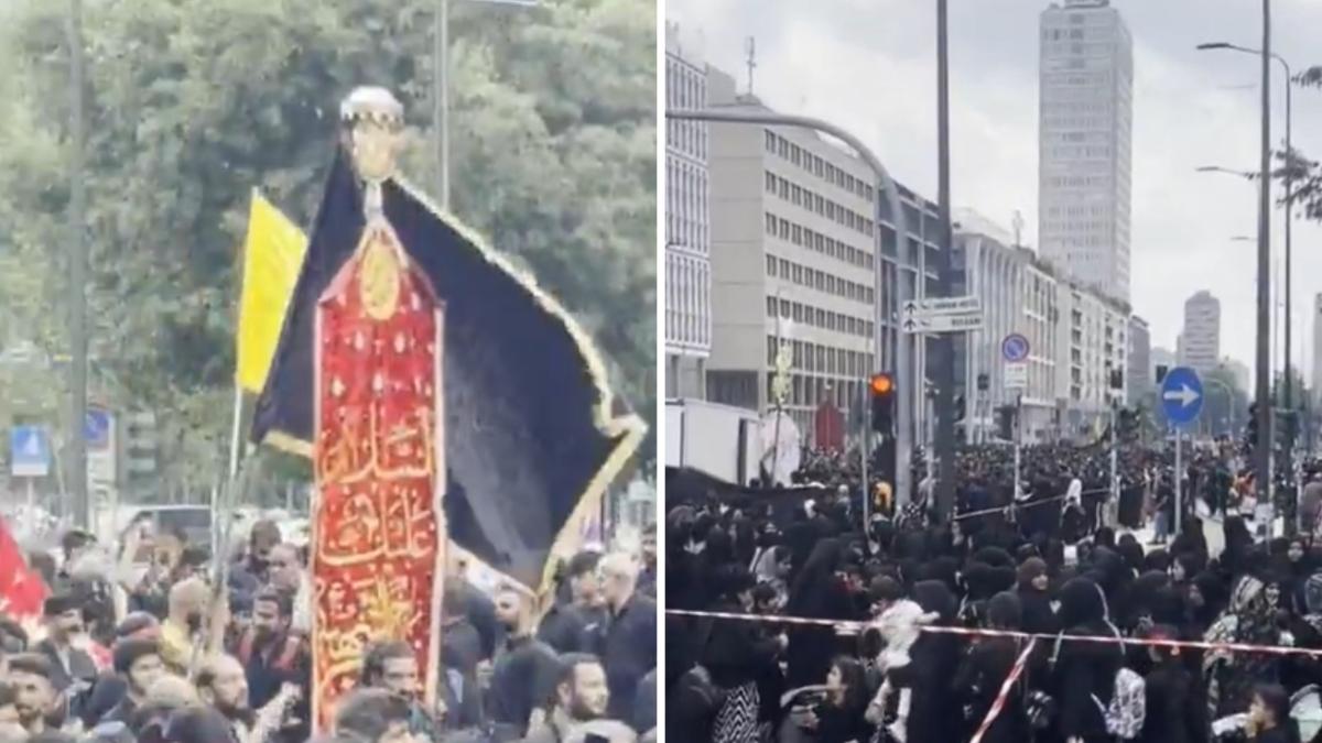 Festa islamica dell'Ashura a Milano, corteo autorizzato con 1300 fedeli. Lega: «Donne velate e separate»
