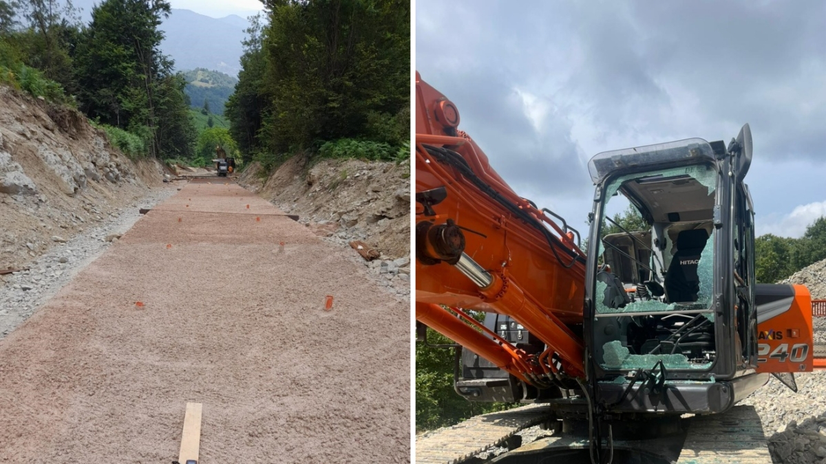 Raid nel cantiere del parco eolico in Mugello: «Cinquanta incappucciati con coltelli»