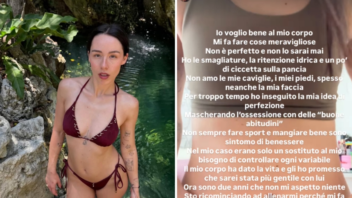 Aurora Ramazzotti: «Ho le smagliature e la ciccetta sulla pancia, ma voglio bene al mio corpo, anche se non è perfetto»