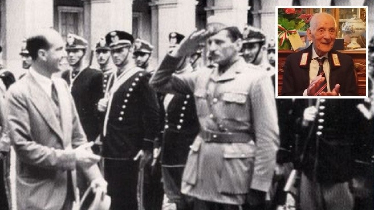 Dal saluto al Re nel '46 alla lettera autografa del Generale: il Maresciallo Ledda festeggia 103 anni