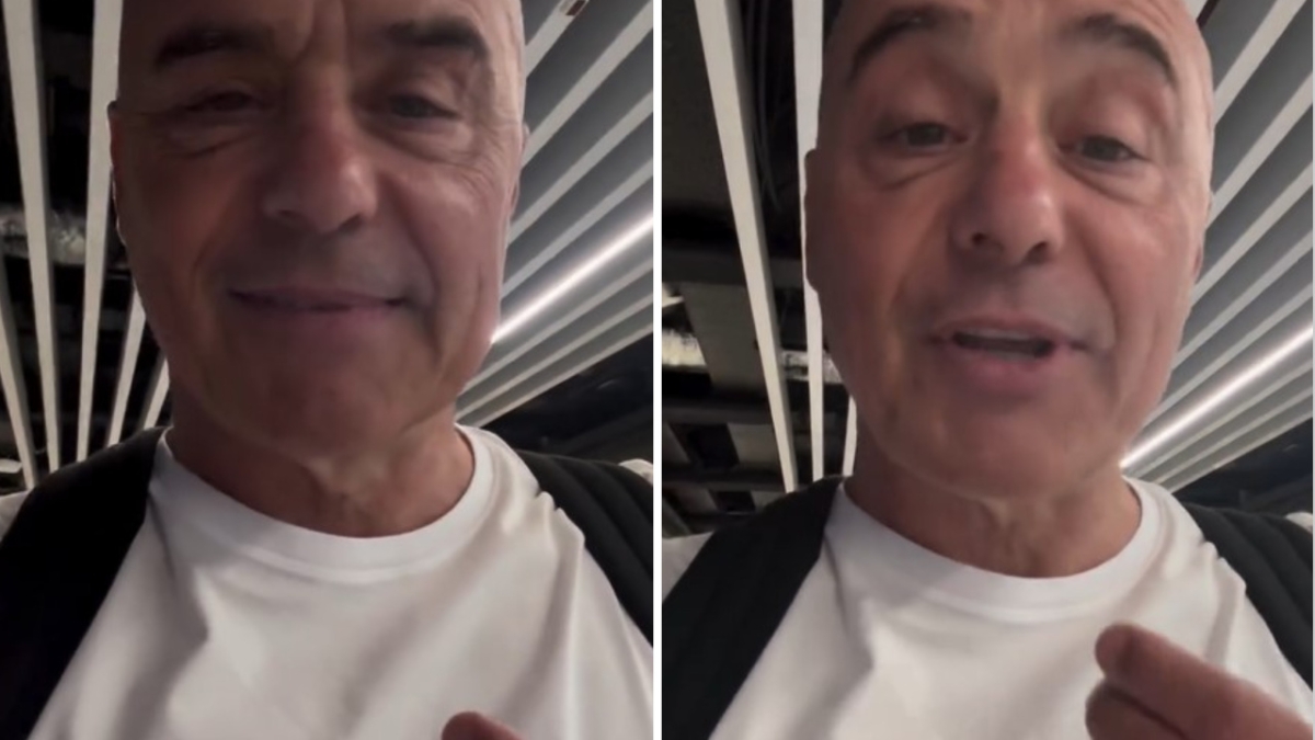 Luca Zingaretti e il video sulla moglie di Urso: «Salta la fila con la scorta all'aeroporto». Il ministro: decide la sicurezza, mi dispiace
