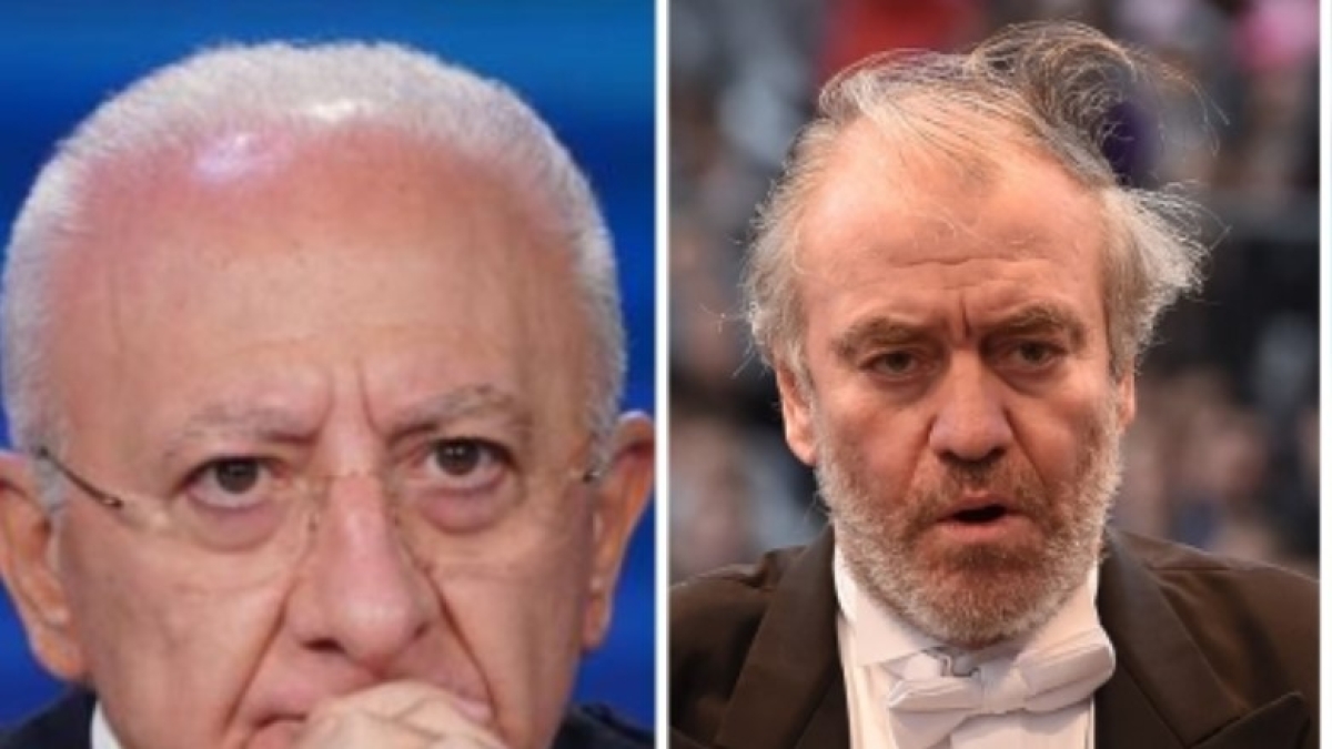 Concerto di Gergiev a Caserta, dopo le polemiche De Luca posta video sulla «Campania per la Pace»