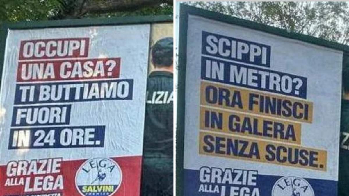 la lega attacca il comune di roma censurati i nostri manifesti sulla sicurezza gualtieri contengono stereotipi etnici