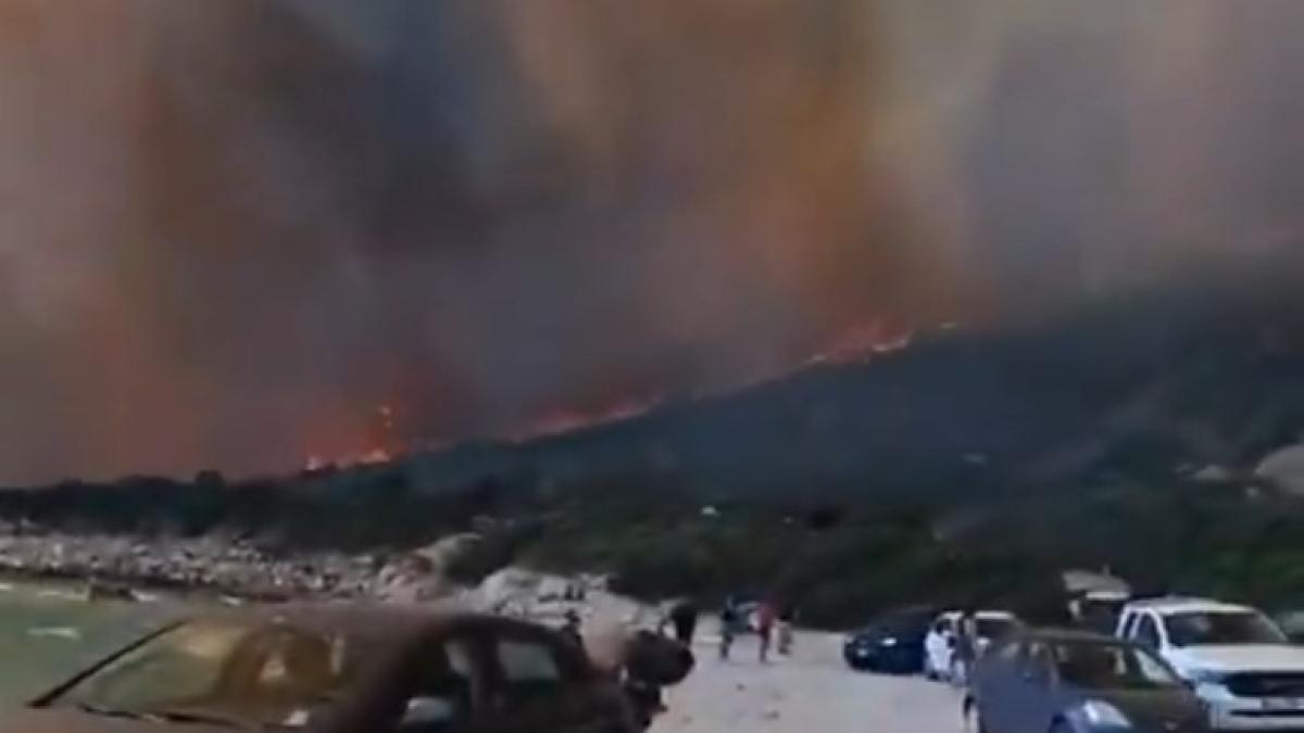 Villasimius, rogo vicino alla spiaggia: paura tra i bagnanti in fuga. Capitaneria mobilitata per il salvataggio via mare ma c Villasimius, rogo vicino alla spiaggia: paura tra i bagnanti in fuga. Capitaneria mobilitata per il salvataggio via mare ma c