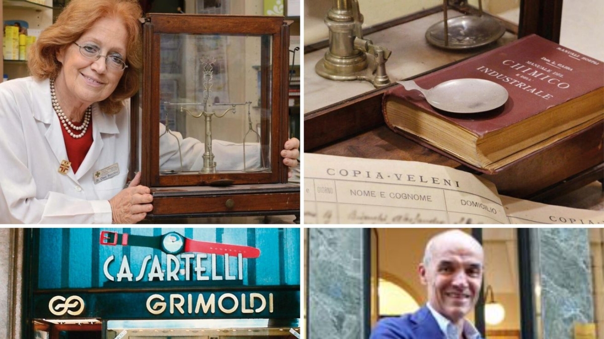 Viaggio tra le botteghe centenarie di Milano: dalla Farmacia San Gottardo alla cartoleria Pettinaroli e all'oreficeria Grimoldi