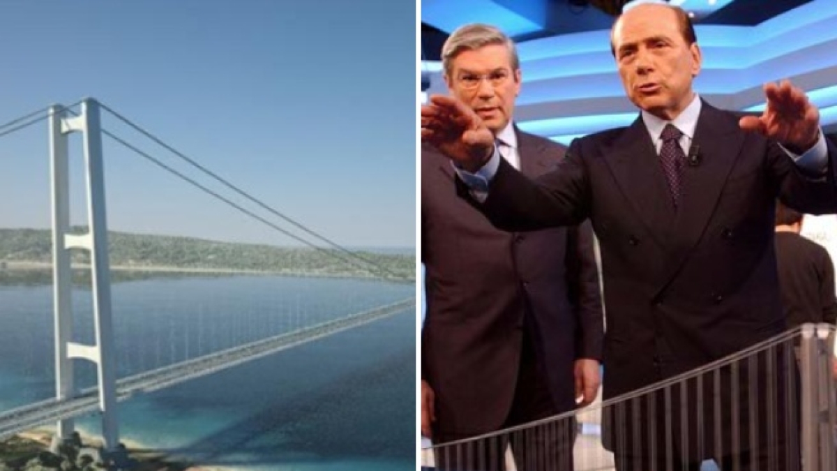 «Il Ponte sullo Stretto intitolato a Berlusconi? Mi piacerebbe». Dopo Malpensa Schifani riapre il caso