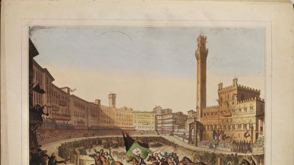Quando il Palio di Siena lo raccontava Palazzeschi: «Qui la discordia è giuoco»