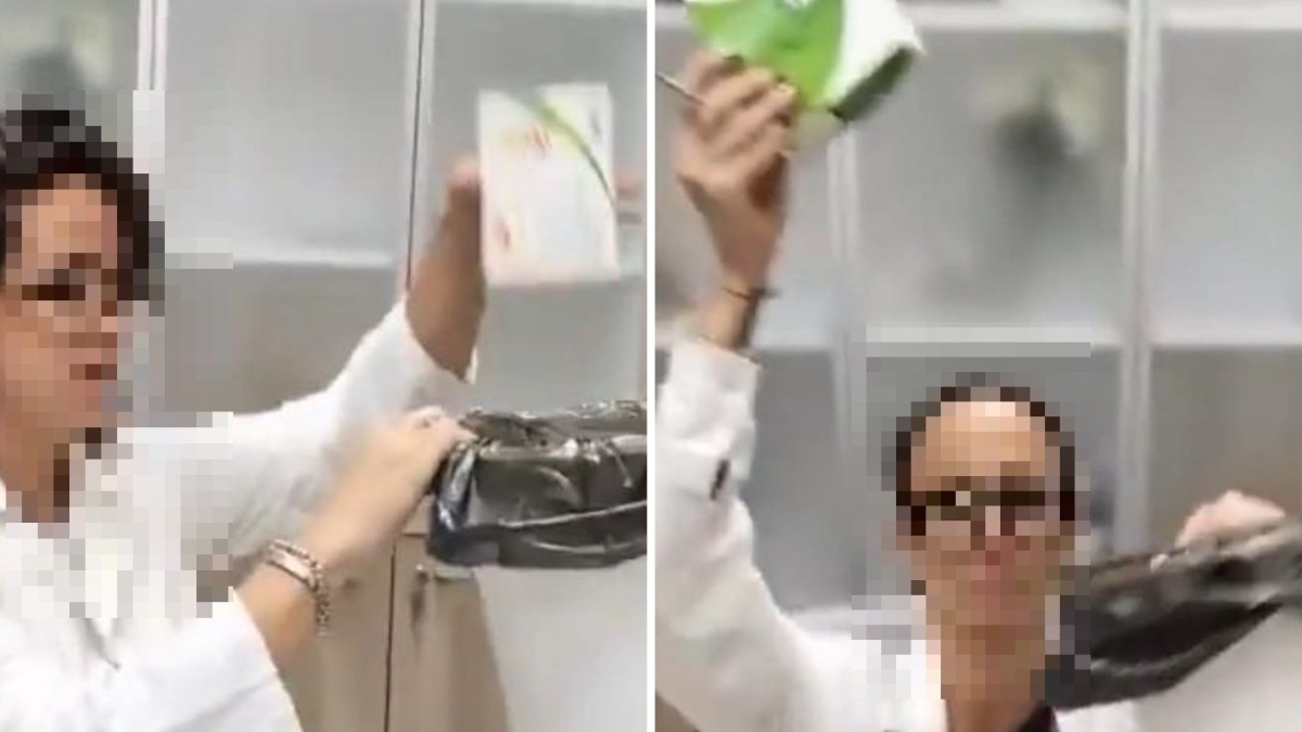 Una dottoressa e un'infermiera buttano nel cestino i farmaci dell'azienda israeliana e si filmano: scoppia la polemica. Poi le sanitarie si scusano