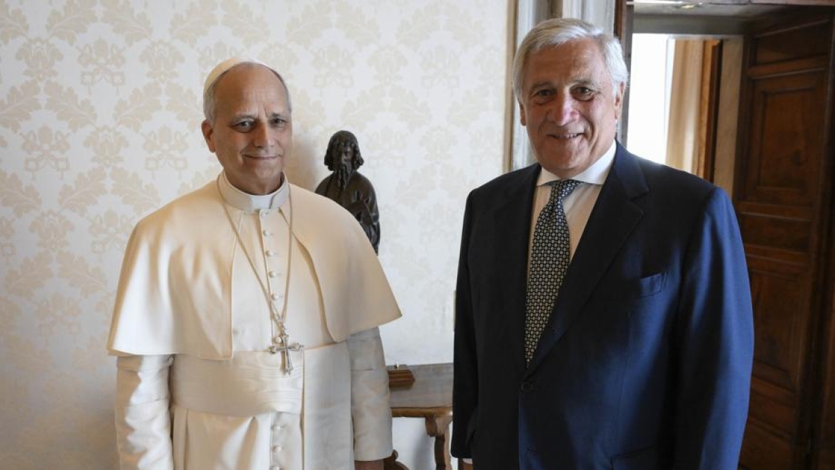 Italia-Vaticano, il ministro Tajani in visita dal Papa: «Abbiamo parlato di pace e delle minoranze cristiane a Gaza»