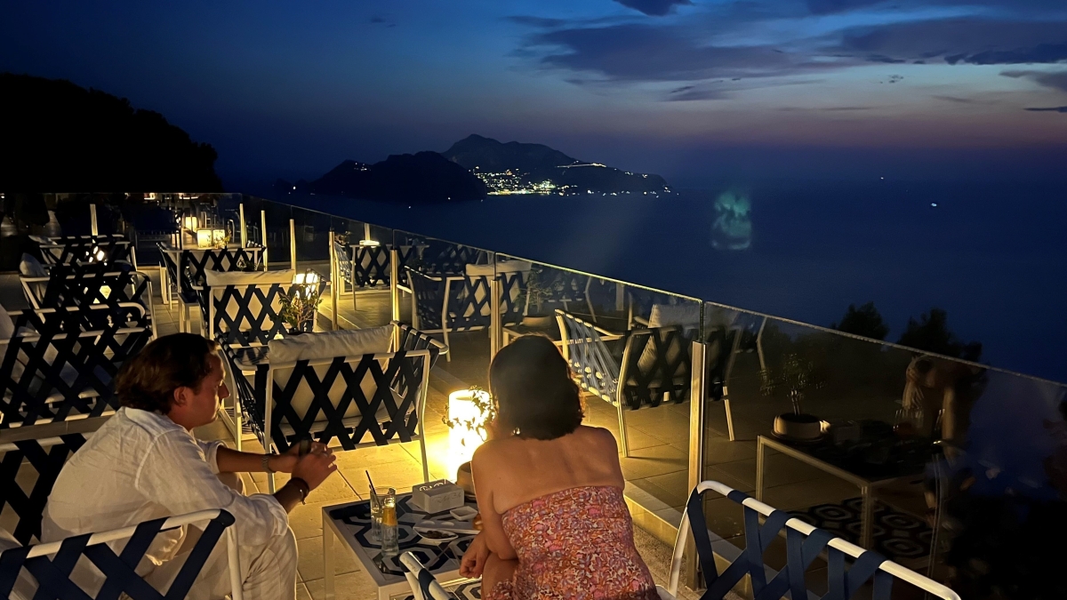 Relais Blu, cena da oscar in un'atmosfera magica. Piatti equilibrati e armonici: eccellente la carbonara ai limoni