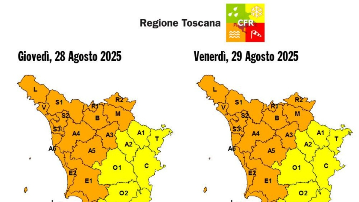 Maltempo in Toscana, allerta arancione per temporali e forti venti. A Firenze chiusi parchi e giardini e sospesa la fermata Cascine del tram