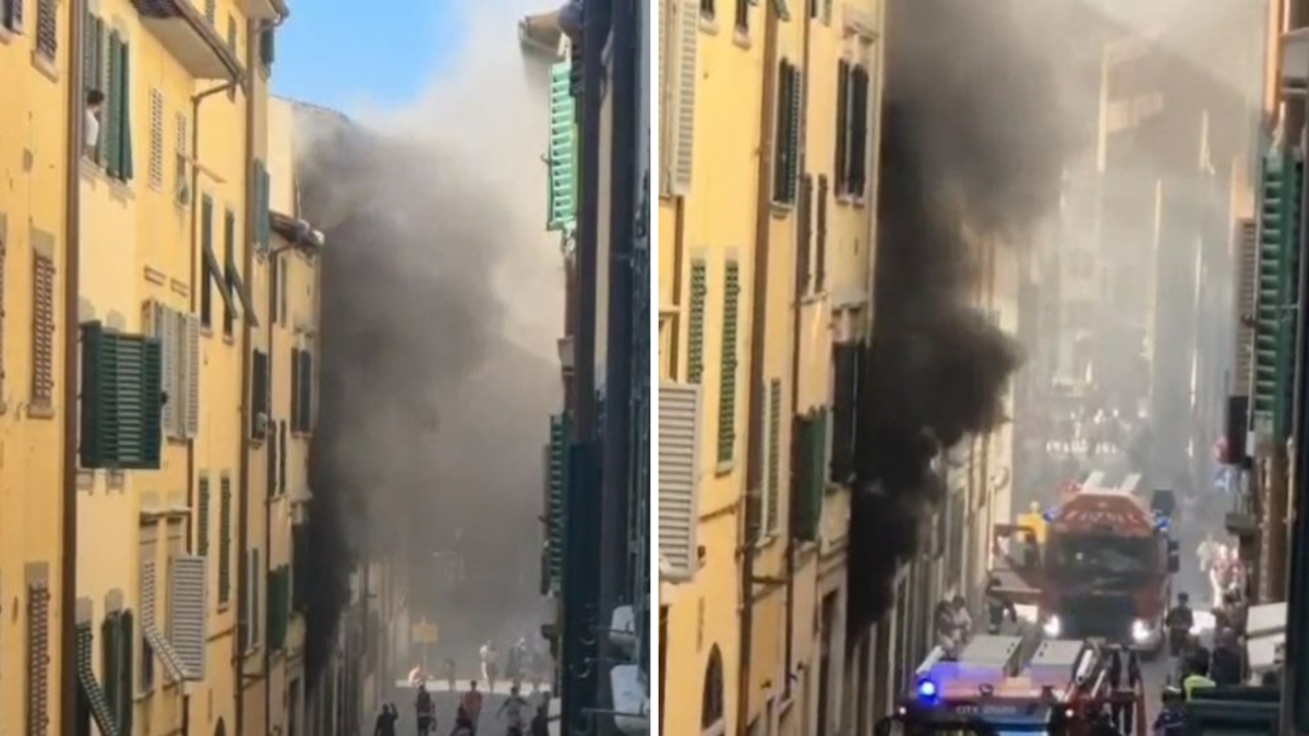 Firenze, incendio in via dei Pepi partito da un quadro elettrico: soccorsi in 11, tre sono bambini
