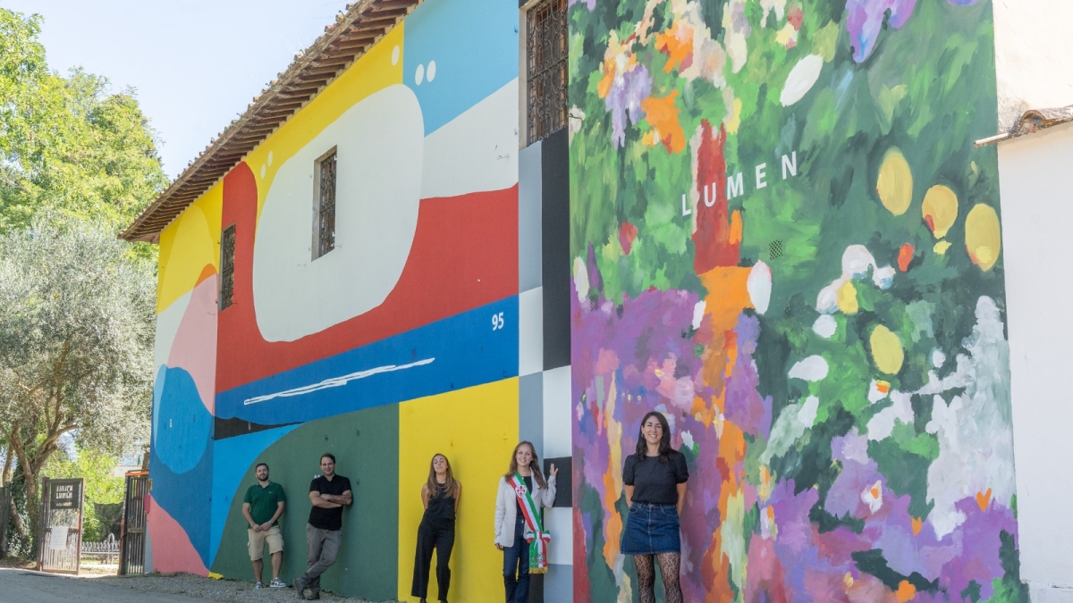 Al Lumen nasce il primo murale fiorentino di Giulio Vesprini