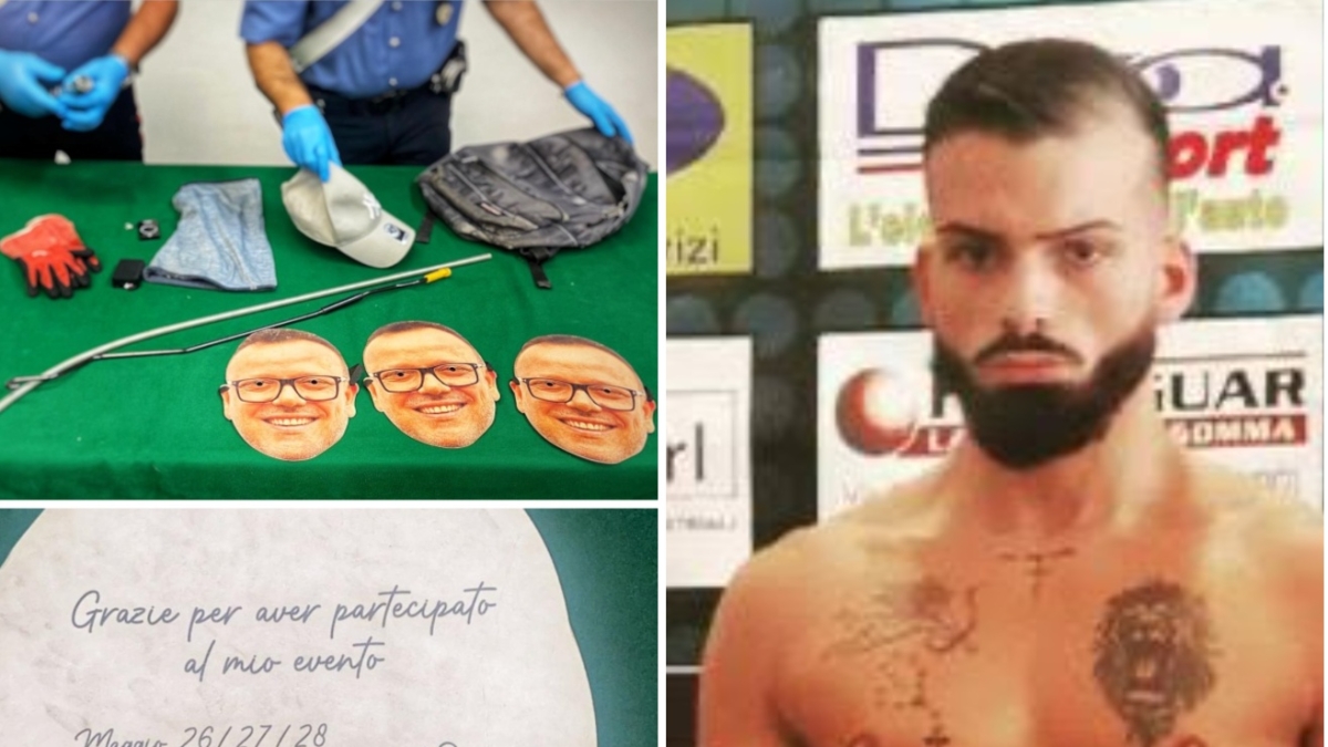 Napoli, indossava maschere col volto di Gigi D'Alessio per ingannare la videosorveglianza: pugile professionista sorpreso su auto rubata