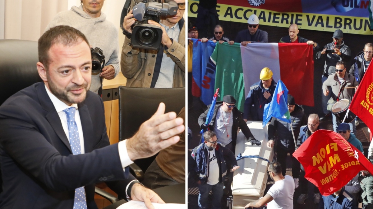 Acciaierie Valbruna, il vicepresidente della Provincia agli operai: «Porterò in consiglio la vostra richiesta di sospendere la gara»