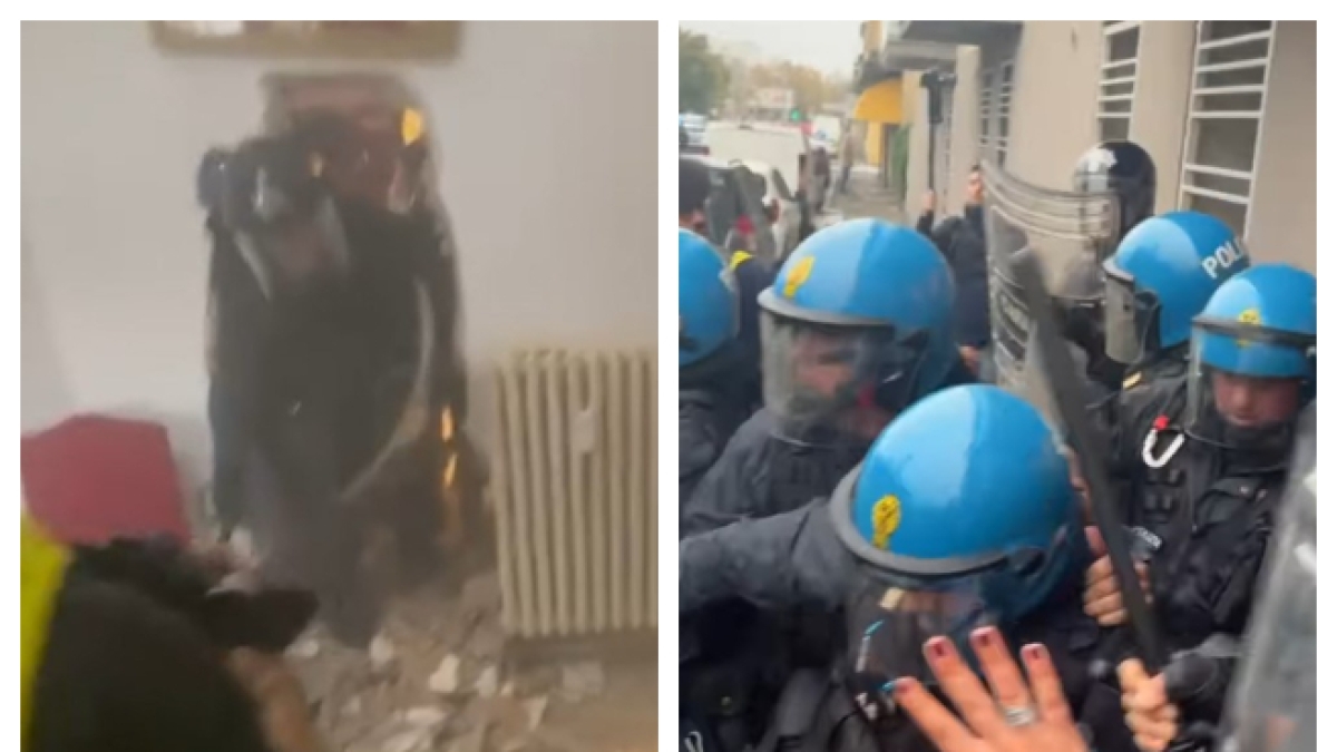 Sfratto di famiglie con figli disabili: scontro tra polizia e antagonisti. La Regione: Sfratto di famiglie con figli disabili: scontro tra polizia e antagonisti. La Regione: