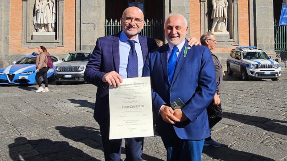 Terra dei Fuochi, Luigi Costanzo è il secondo medico di Isde Napoli nominato Cavaliere della Repubblica