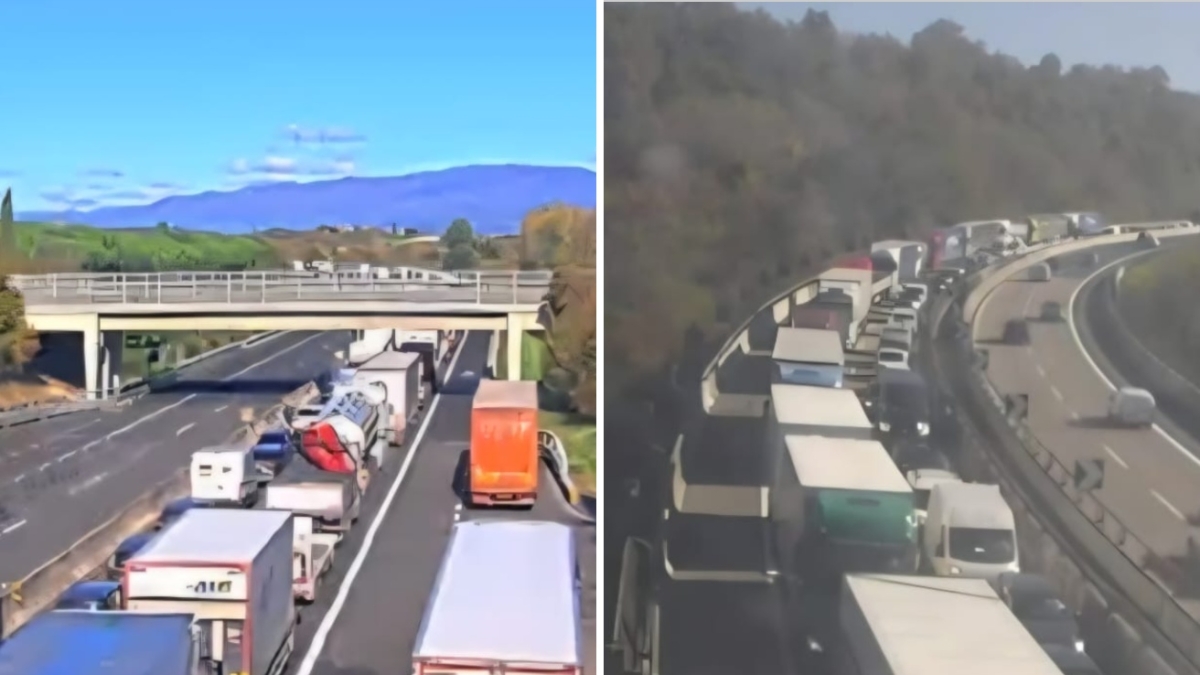 Cosa succede con il divieto di sorpasso per i Tir in A1? La prova sul campo: un primo giorno di caos, le prime multe e poi...