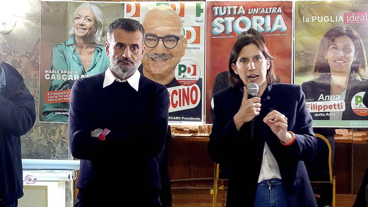 Elezioni regionali in Puglia, Schlein: «Qui una squadra ampia e forte. Emiliano ha fatto un lavoro importantissimo»