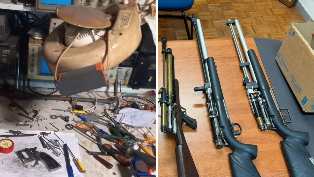 Torre del Greco, spara dal tetto alle auto in sosta con un fucile a pallini. In casa un laboratorio per modificare armi