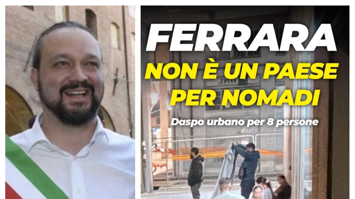 Ferrara, il sindaco Fabbri contro i senzatetto che dormono in strada: «Questa città non diventerà un centro di accoglienza a spese dei ferraresi»