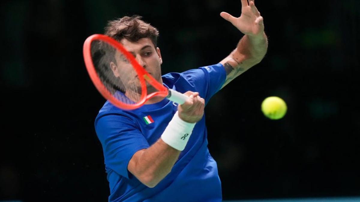 Italia Austria in Coppa Davis: azzurri avanti 1 0. Cobolli Misolic, Flavio salva tre palle break |Live 4 1